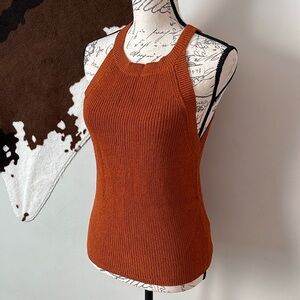 NWOT!!! Orange Knit Top